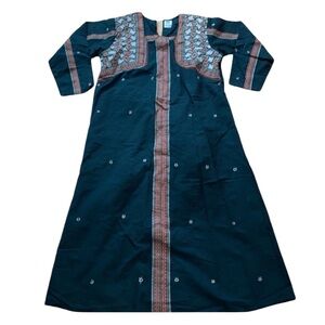 Ruchit Enterprises Long Sleeved Embroidered Tunic Kaftan Maxi Women size XL